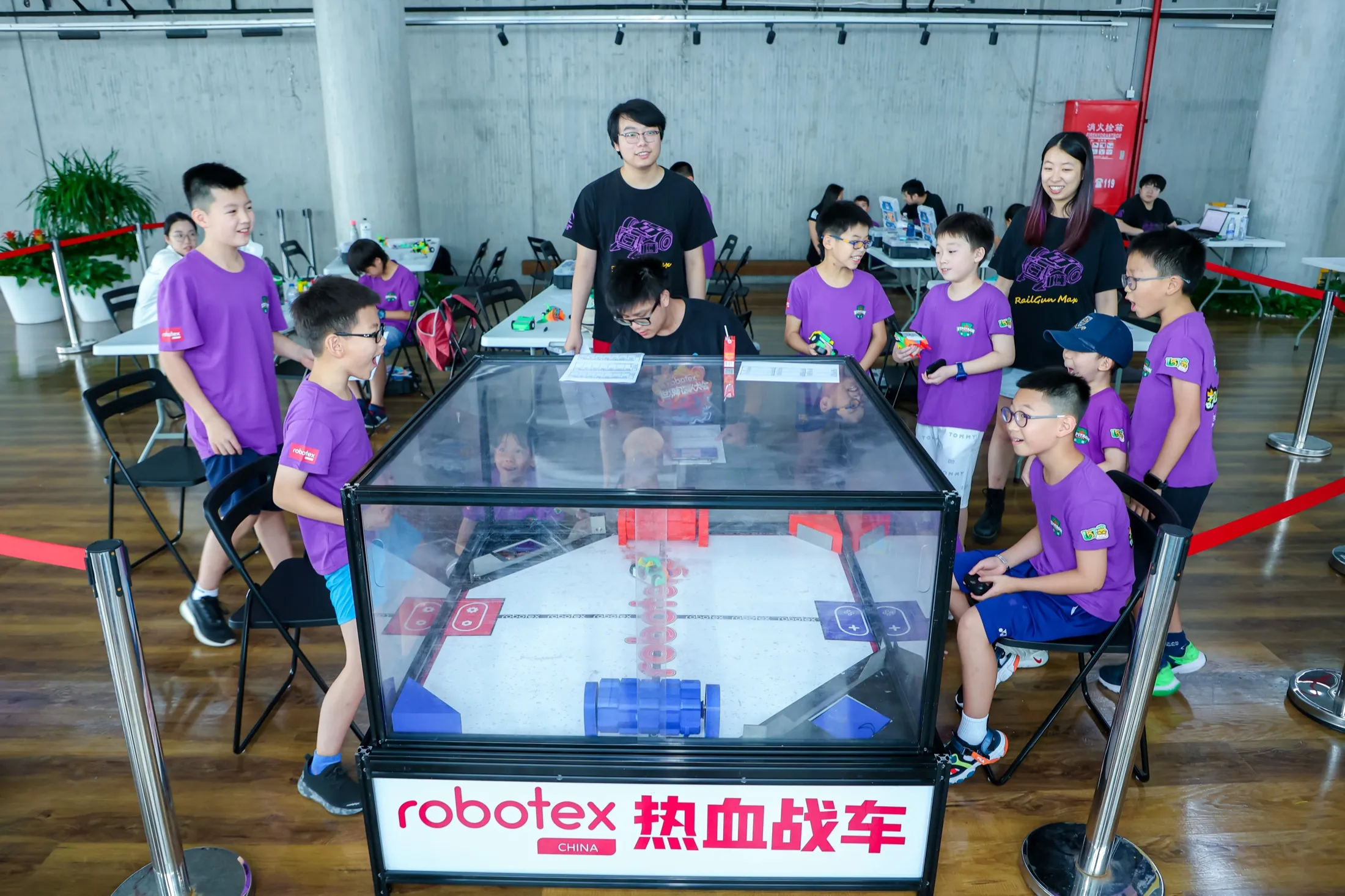 桌面级机器人格斗全民挑战赛 现场